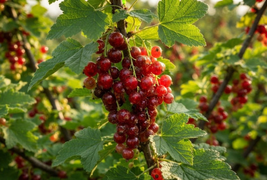 Červené ríbezle: Top odrody pre vysokú úrodu a zdravie